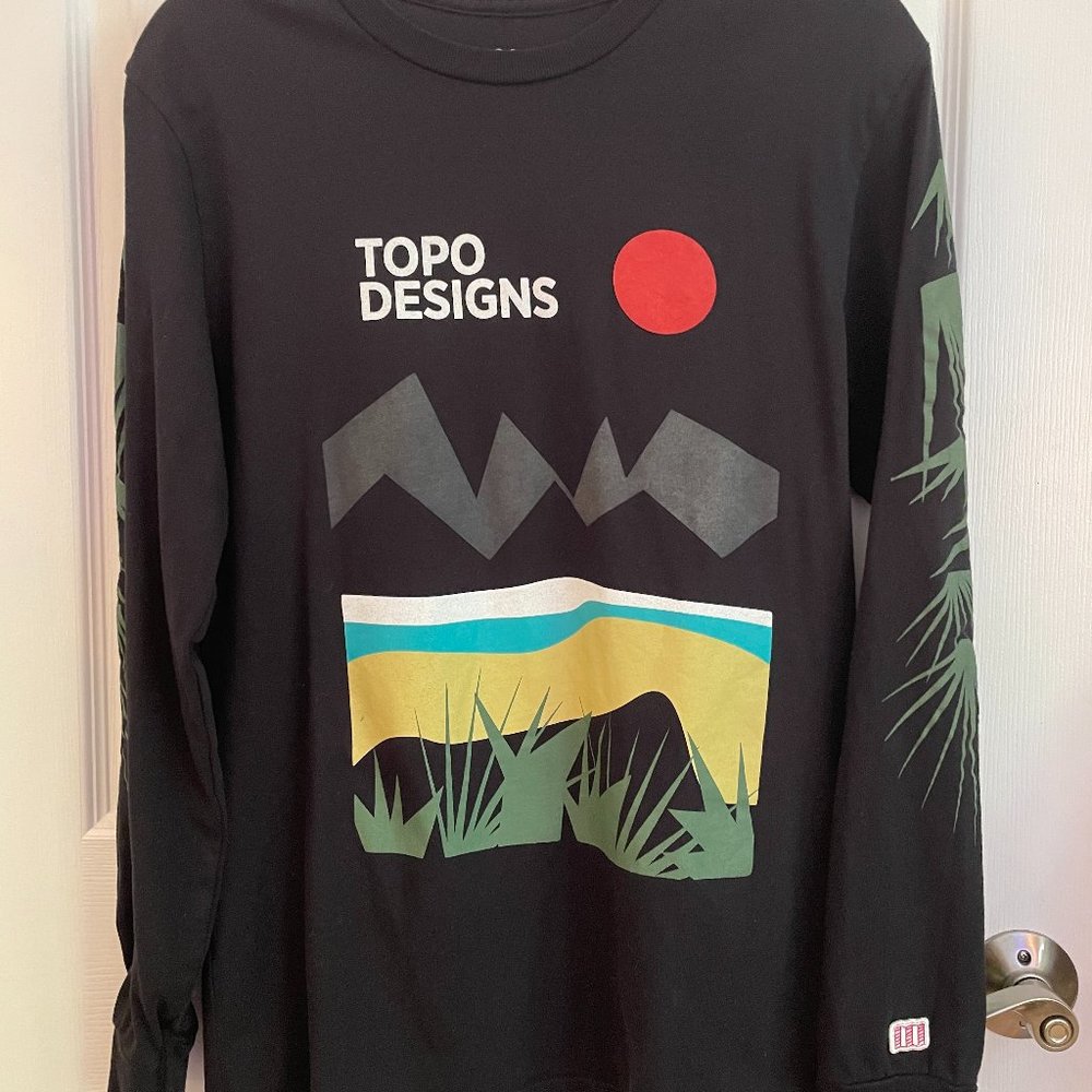 Men's Topo Designs LS Tee - size S
